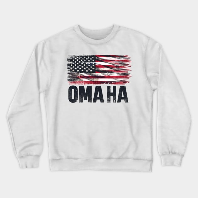 Omaha Crewneck Sweatshirt by Vehicles-Art